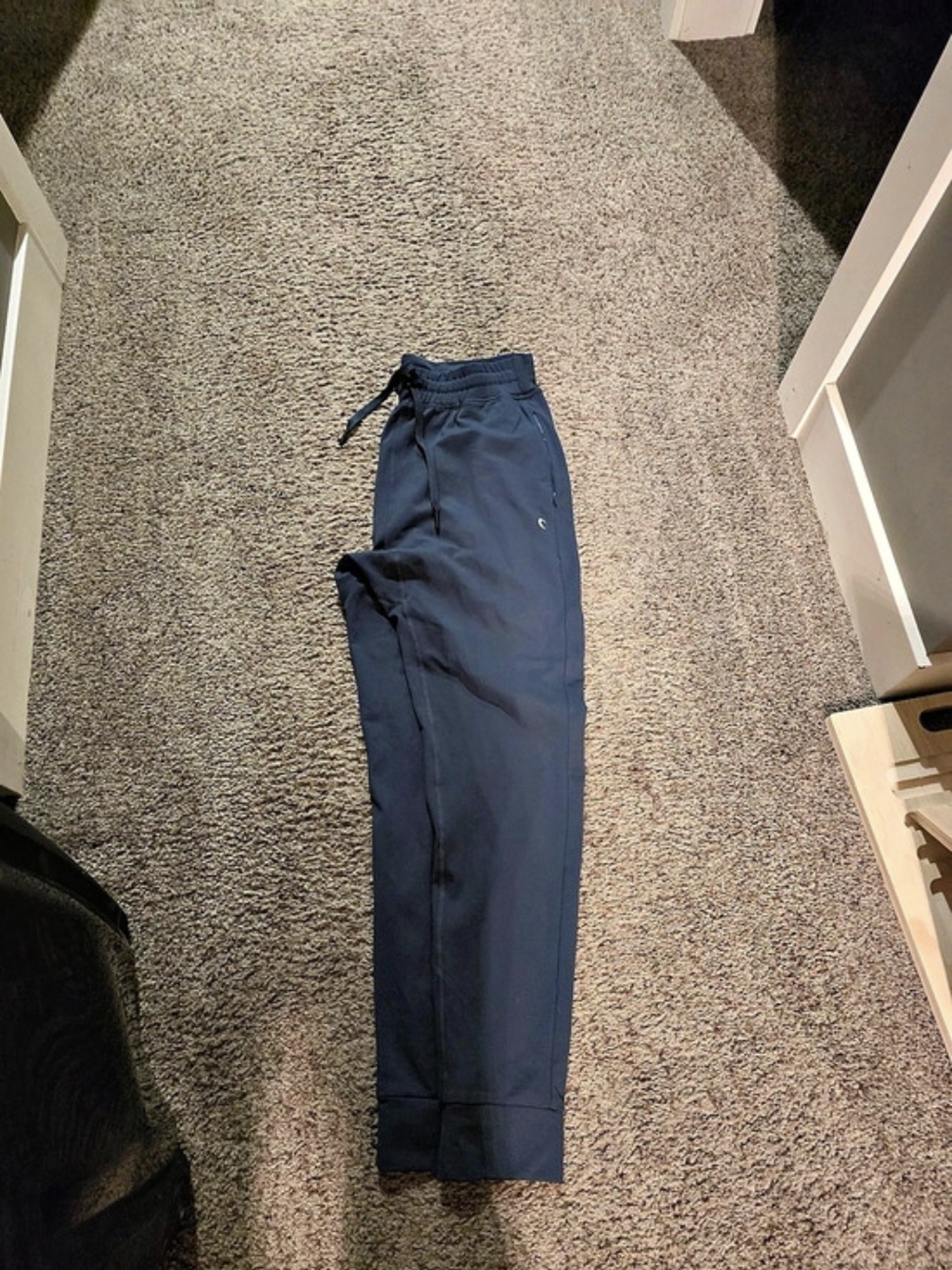 Zyia Active Peak Zipper Jogger Pants Blue Large